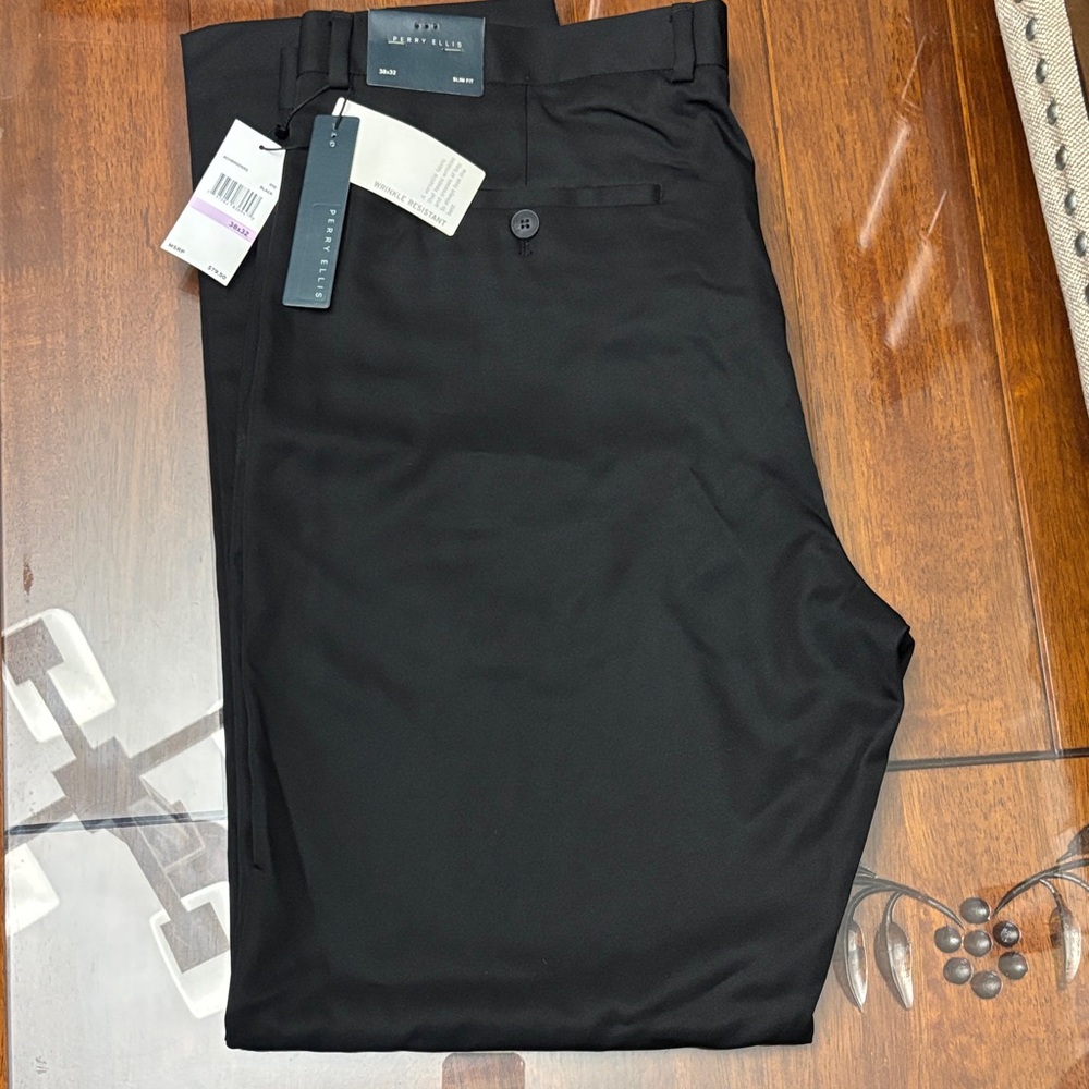 Perry Ellis Men's Black Dress pants